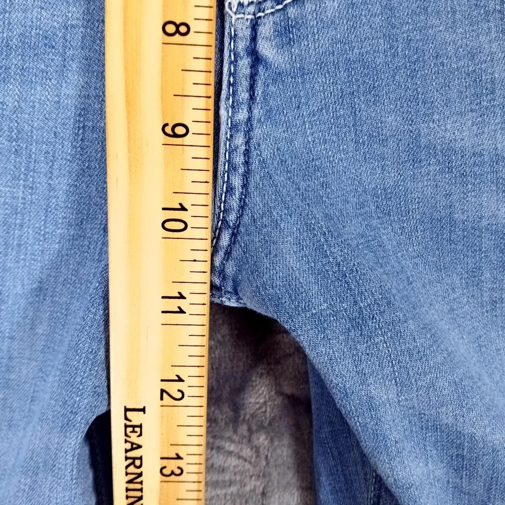Alberto Jeans Mens 38x36 Blue Pipe-B DS Light Denim Regular Slim‎ Fit Stretch